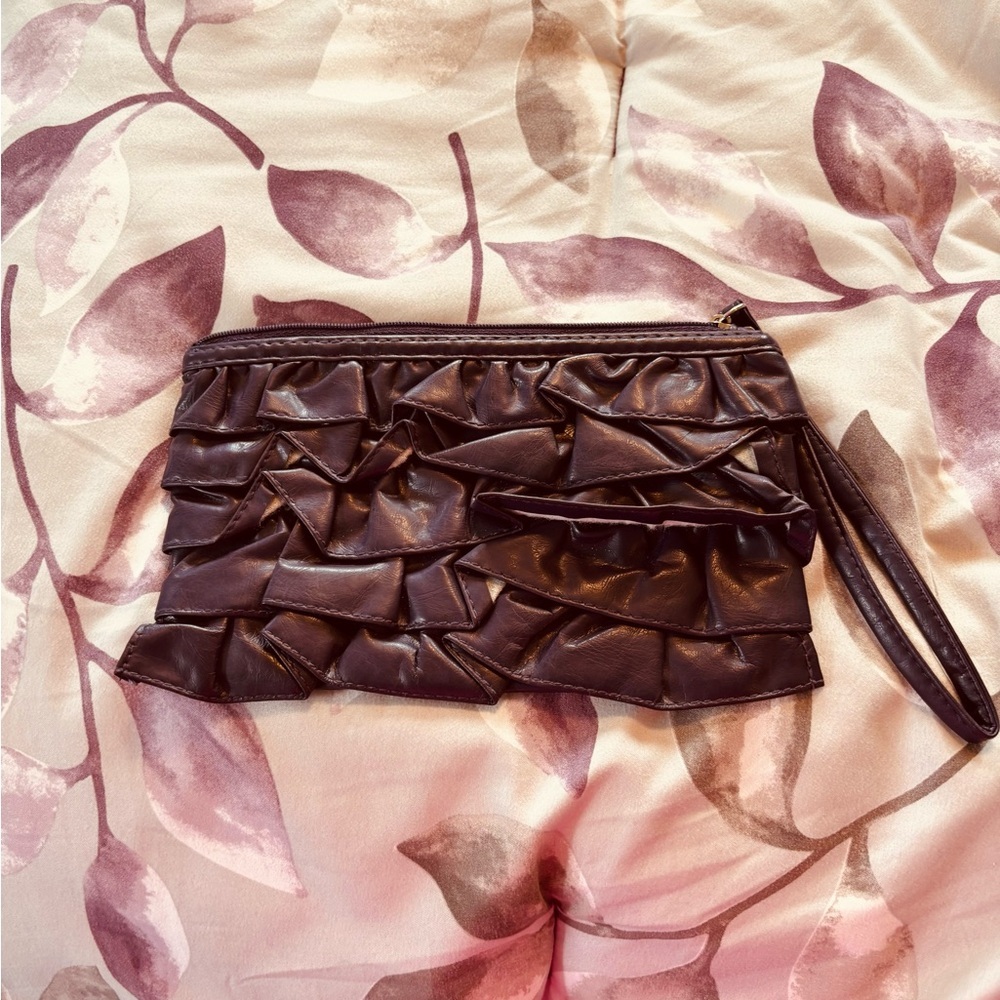 Elegant Brown Clutch Bag